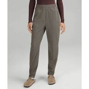 Lululemon Everlux High-Rise Zip-Leg Track Pant Size 6 Grey Sage Green Jogger